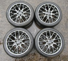 Full1 Set 17" Genuine MINI Grey Cross Spoke R112 Alloy Wheels R50 R56 - 6795208