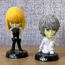 Death Note Mello Near Chibi Figure Small Anime Bobblehead Mascot Deathnote Manga