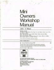 MINI 850 1000 1275GT CLUBMAN