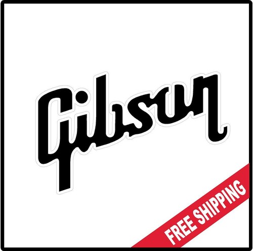Gibson vinyl wall logo decal - wall,