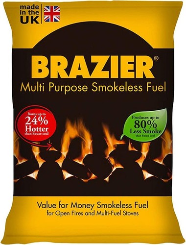 Burning coal for - open, fires