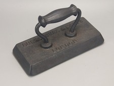 Antique billiard table iron - billiard,