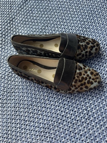 Boden leopard print loafers - leopard,
