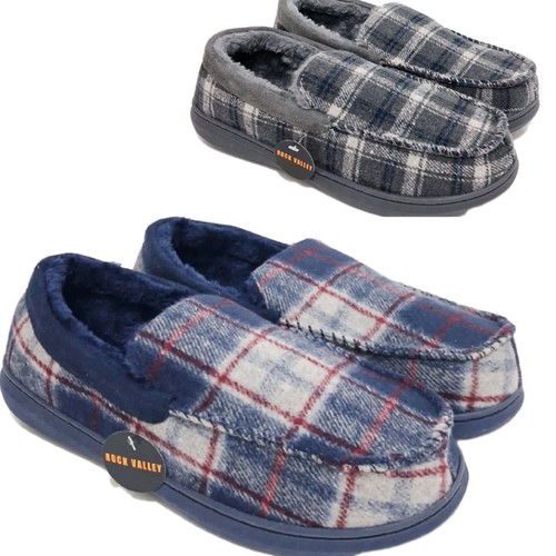 Mens moccasin full slippers - moccasin,