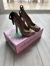 Irregular Choice Cortesan Leopard Heels Size 3.5 UK NEW