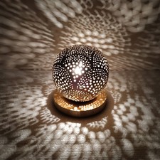 Handmade brass table - lamp, –