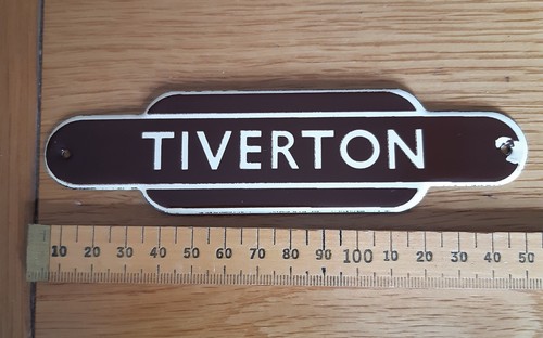 Miniture railway souvenir sign - miniture,