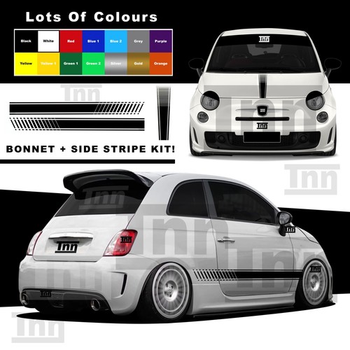Side stripes abarth fiat - abarth,