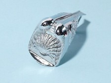 Vintage Essex Police Custodian Helmet Replacement Metal Coxcomb Crest