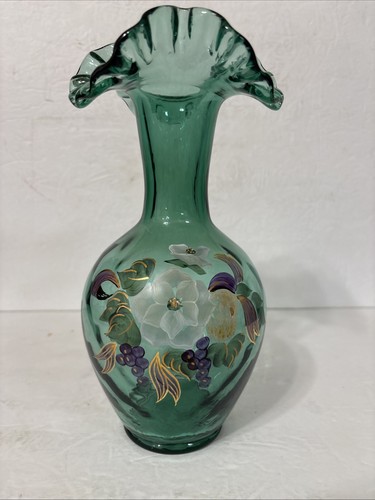 Vtg spruce green fenton - vtg,