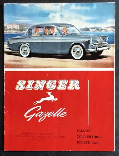 Singer gazelle car sales - singer,