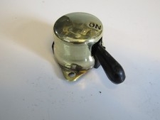 VINTAGE  BRASS PANEL  SWITCH