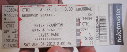 Peter frampton 2012 concert - frampton,