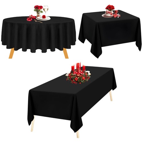 Polyester tablecloth rectangle - polyester,