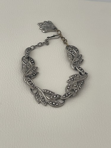 Vintage marcasite bracelet art - bracelet,