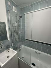 Glass Bath Screen 150x78cm