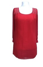 Ladies NEXT Red Shift Dress