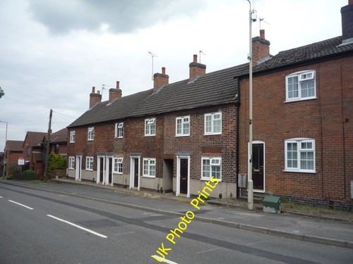 Photo 6x4 houses hill - houses, top