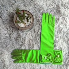 Ladies Short Wrist Gloves Smooth Satin Party Dress Prom Evening Wedding Bridal