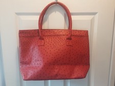 Elizabeth Arden faux leather ostrich effect tote bag