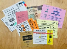 Queen Original Concert Tickets & Programmes Choose From Drop Down List