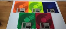 Translucent & Solid Floppy Disk 3.5 Inch 1.44 MB - Various Colours - Untested