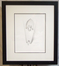 Peter Smith Zeppos Impossimals funny art cartoon art original drawing framed