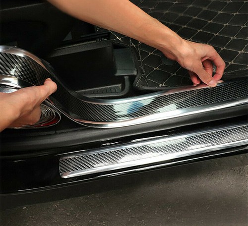 Carbon fiber silver edge - carbon,