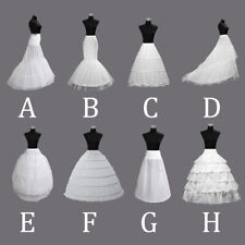 Party WEDDING BRIDAL DRESS PROM PETTICOAT HOOPS UNDERSKIRT CRINOLINE LARGE WAIST