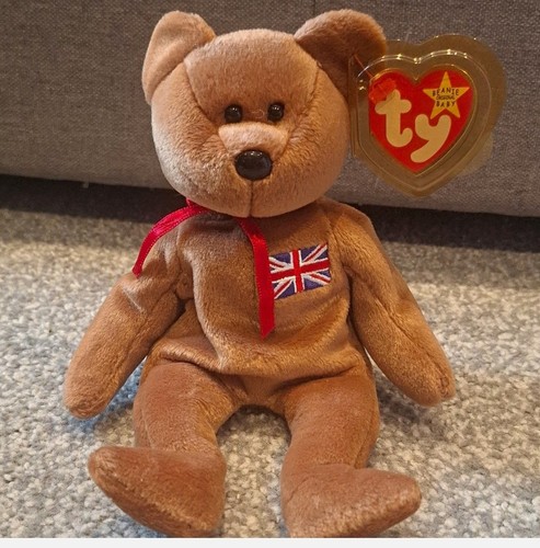Britannia bear beanie baby - britannia,