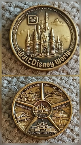Disney world bronze medallion - world,