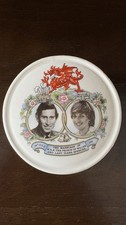 Sadler England 1981 Marriage of Prince Charles to Lady Diana Round Trinket Box