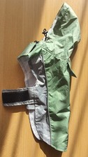 small dog raincoat green - Neck to end 30cm waist 38-48cm
