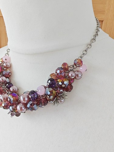Short silver and lilac - m&s,