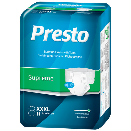 Presto adult nappies - presto, xxxl