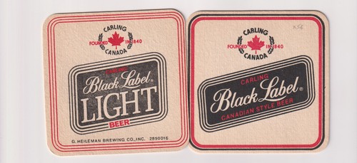 Carling export beermat cat - export,