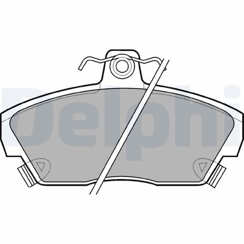 Delphi lp618 brake - brake, set