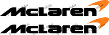 2 x McLaren Stickers Laptop