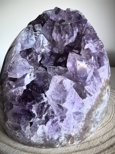 665g polished amethyst - polished, crystal