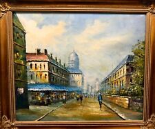  Large Oil on Canvas Parisian