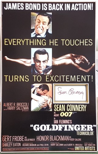 Sean connery signed 16x10 - connery,