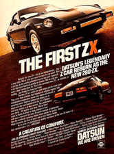 1979 DATSUN 280ZX COUPÉ—ORIGINAL MAGAZINE ADVERTISEMENT—VINTAGE NISSAN PRINT AD