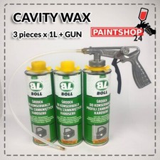 CAVITY WAX OIL 3 x 1L + GUN