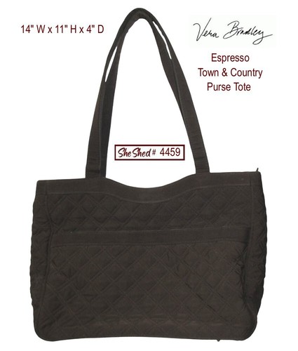 Vera bradley espresso - espresso, town