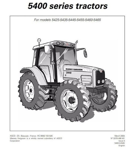Massey ferguson 5400 series - massey,
