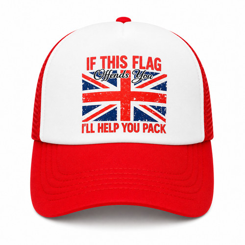 Union jack trucker cap - union, if