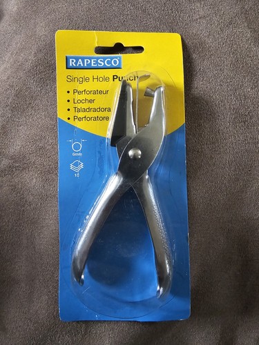 Rapesco single hole punch 6mm - rapesco,