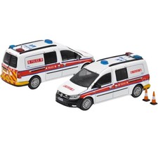 1:64 Scale Era Car Volkswagen Caddy Maxi Hong Kong Police Van AM7114 Model
