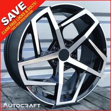 19" DALLAS Style ALLOY WHEELS X4 - TYRES Fits : SEAT / SKODA PCD: 5x112