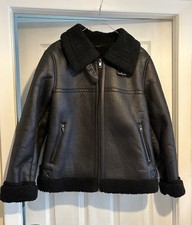 BNWOT M&S Black Aviator Jacket